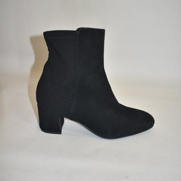 STUART WEITZMAN Marysol Suede and Neoprene Ankle Boots Size 8.5 - Picture 3 of 10